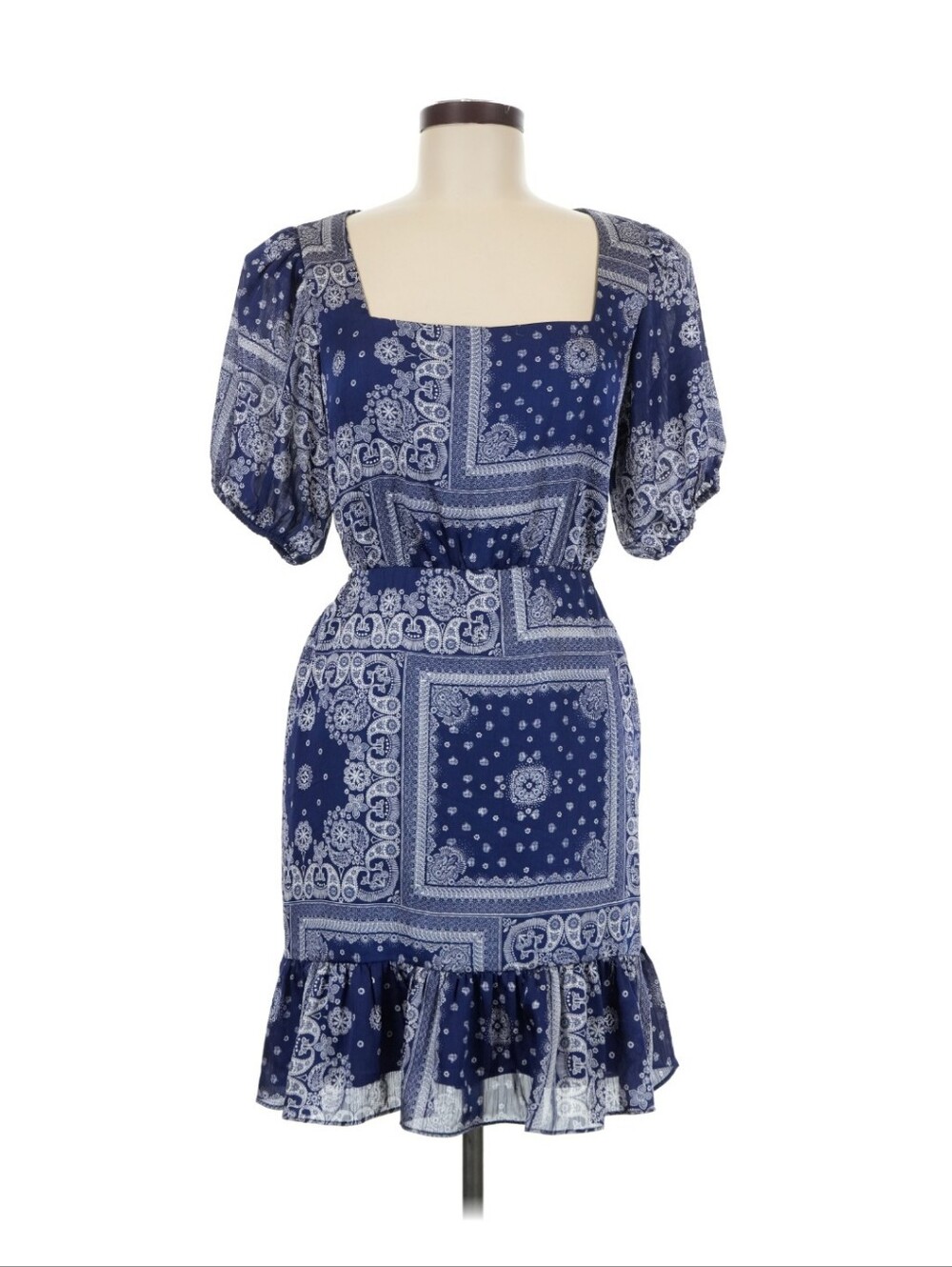 BCBGeneration Paisley Print Mini Dress